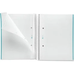 Miquelrius Notebook Emotions - Cahier à spirale - A5 - 80 feuilles - petits carreaux (5x5 mm) - bleu ciel