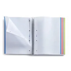 Miquelrius The Original - Cahier de notes - reliure à spirale - A4 (210 x 297 mm) - 160 feuilles / 320 pages - petits carreaux - 4 trous - graphite - carton contrecollé