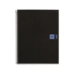Miquelrius The Original - Cahier de notes - reliure à spirale - A4 (210 x 297 mm) - 80 feuilles / 160 pages - petits carreaux - 4 trous - bleu - polypropylène (PP)