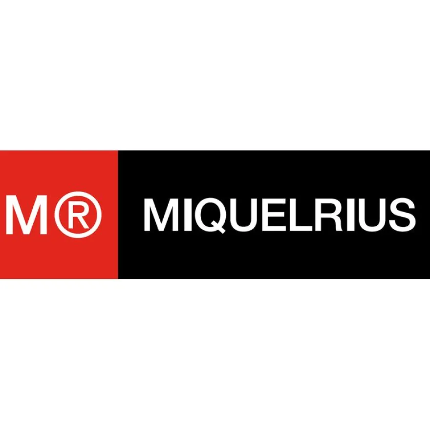 Miquelrius The Original - Cahier de notes - reliure à spirale - A5 - 150 feuilles / 300 pages - petits carreaux - 2 trous - bleu - polypropylène (PP)