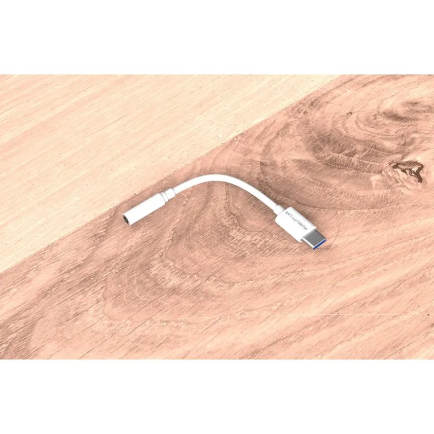 Mobility Lab - Adaptateur USB-C vers jack - blanc