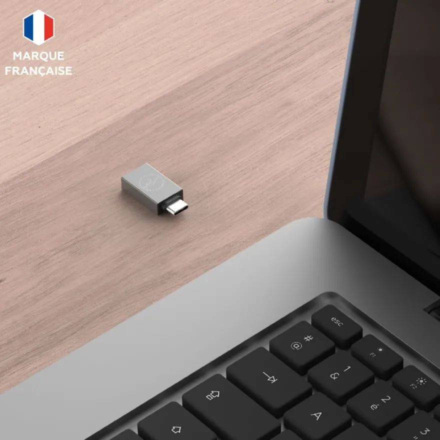 Mobility Lab - Adaptateur USB-C vers USB 3.0 OTG - gris