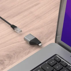 Mobility Lab - Adaptateur USB-C 3.0 OTG vers RJ45 - gris