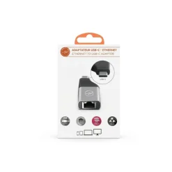 Mobility Lab - Adaptateur USB-C 3.0 OTG vers RJ45 - gris