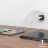 Mobility Lab - Adaptateur de voyage universel - 2 USB+ USB-C - noir