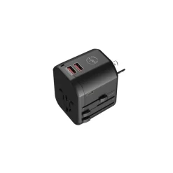 Mobility Lab - Adaptateur de voyage universel - 2 USB+ USB-C - noir