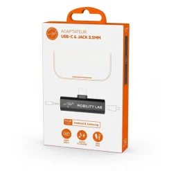 Mobility Lab - Adaptateur USB-C vers jack - noir