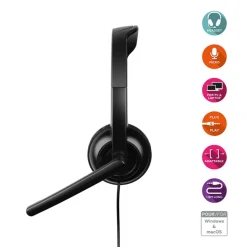Mobility Lab - Casque sans fil avec micro - noir