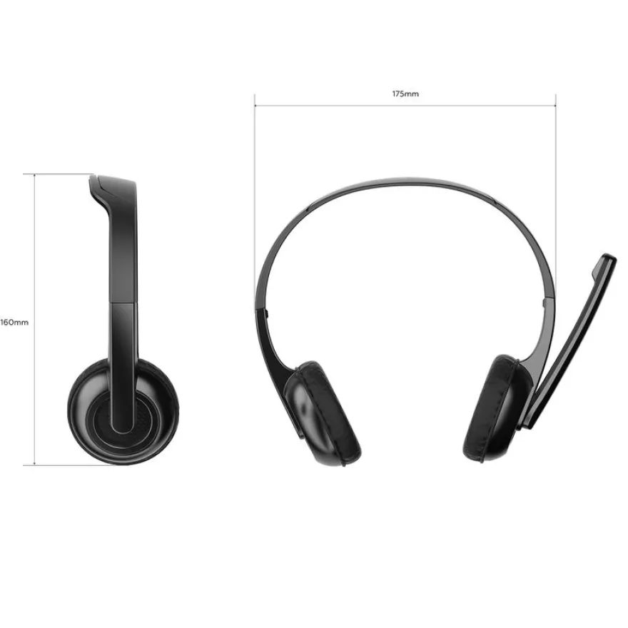 Mobility Lab - Casque sans fil avec micro - noir
