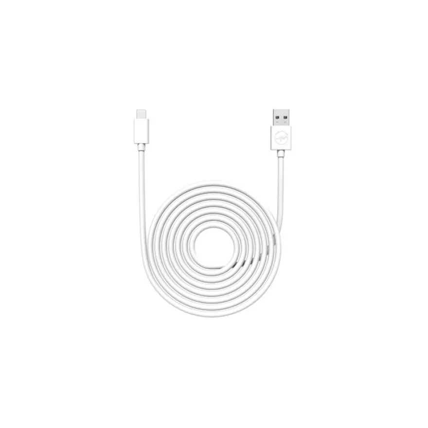 Mobility Lab - Câble USB-A vers lightning - 2m - blanc