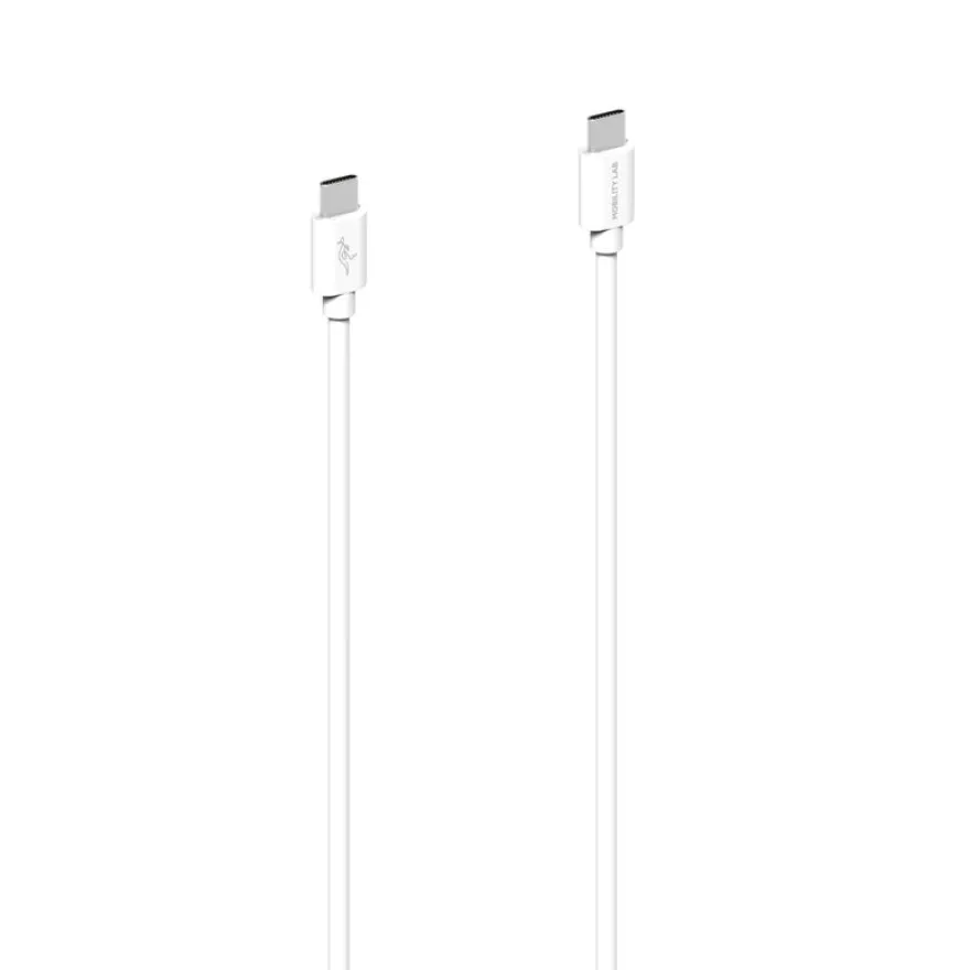Mobility Lab - Câble USB-C vers USB-C - 2m - blanc