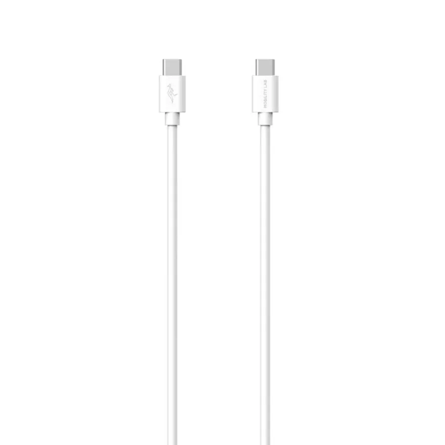 Mobility Lab - Câble USB-C vers USB-C - 2m - blanc