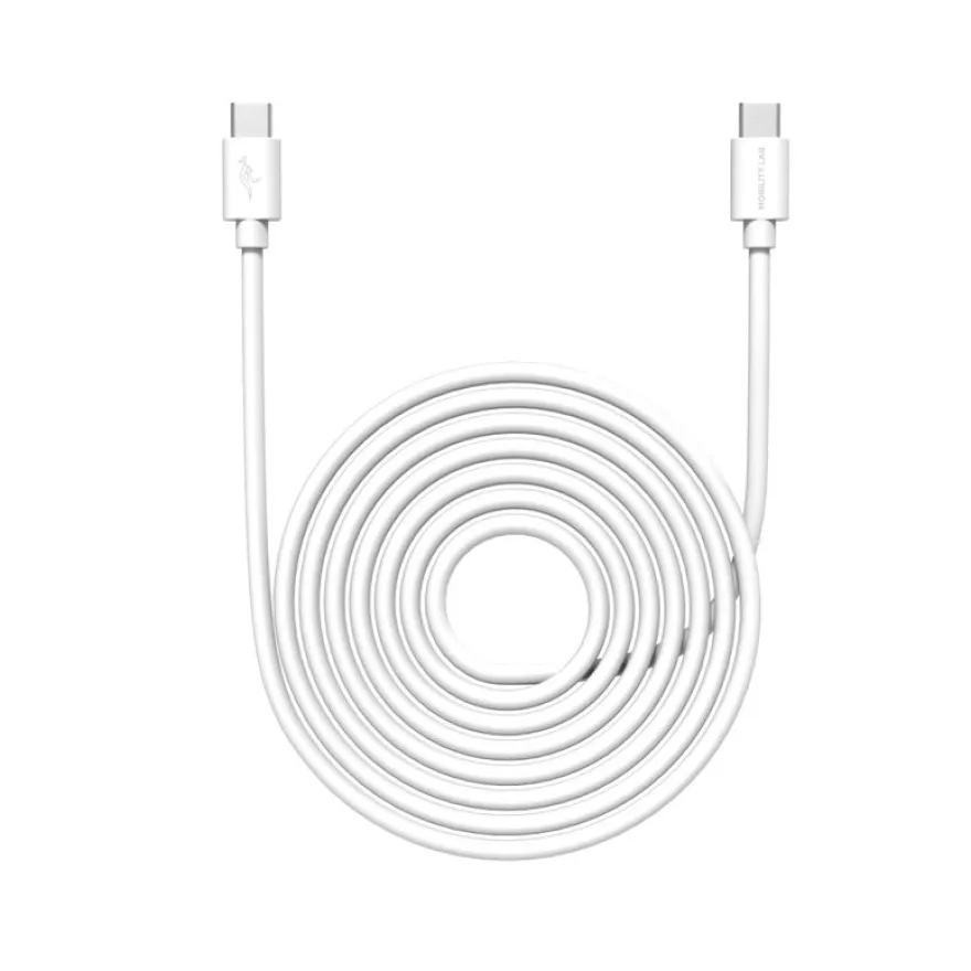 Mobility Lab - Câble USB-C vers USB-C - 2m - blanc