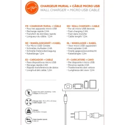 Mobility Lab - Chargeur + câble micro-USB/USB-A - noir