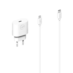 Mobility Lab - Chargeur + câble USB-C vers lightning - 2m - blanc