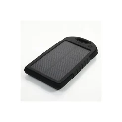 Mobility Lab - Chargeur solaire - 5000 mAh - 2 connecteurs de sortie (USB) - sur le câble : Micro-USB - noir