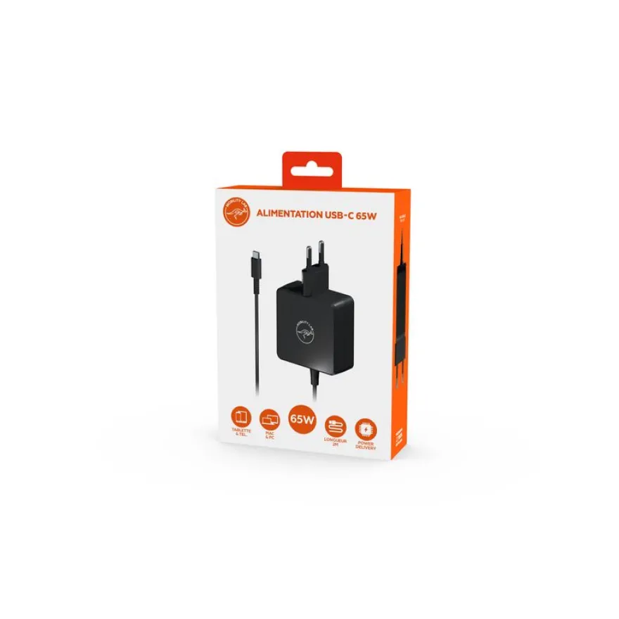 Mobility Lab - Chargeur universel pour ordinateur portable 65W (USB Type C)