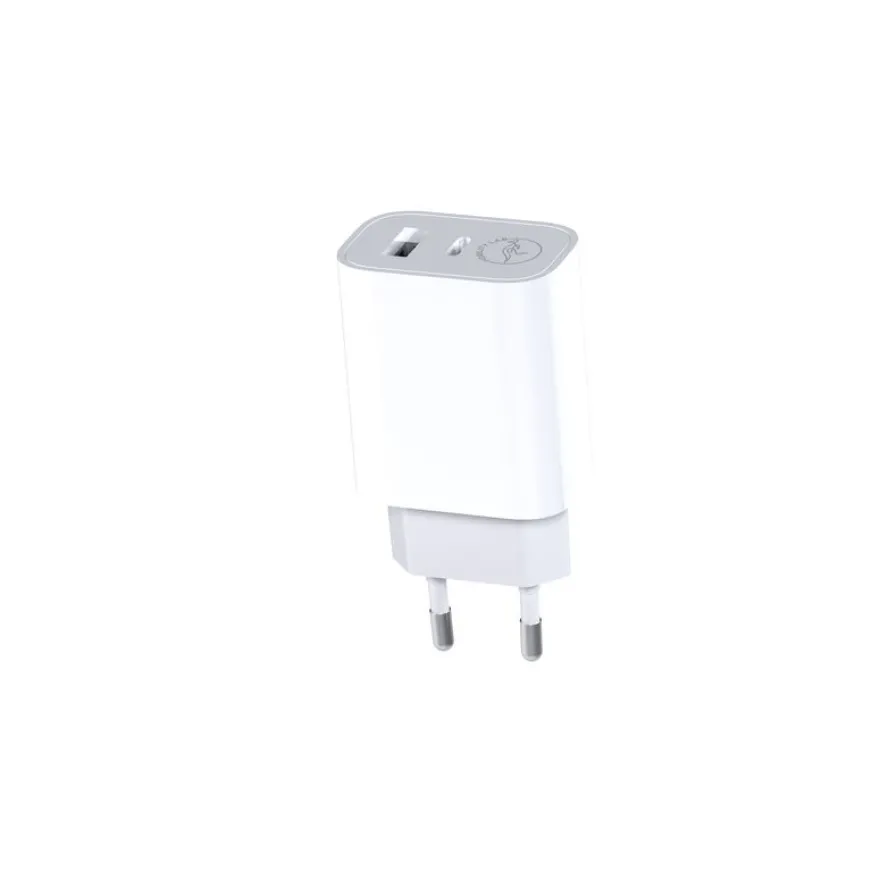 Mobility Lab - Chargeur USB-C 20W + USB 18W - blanc
