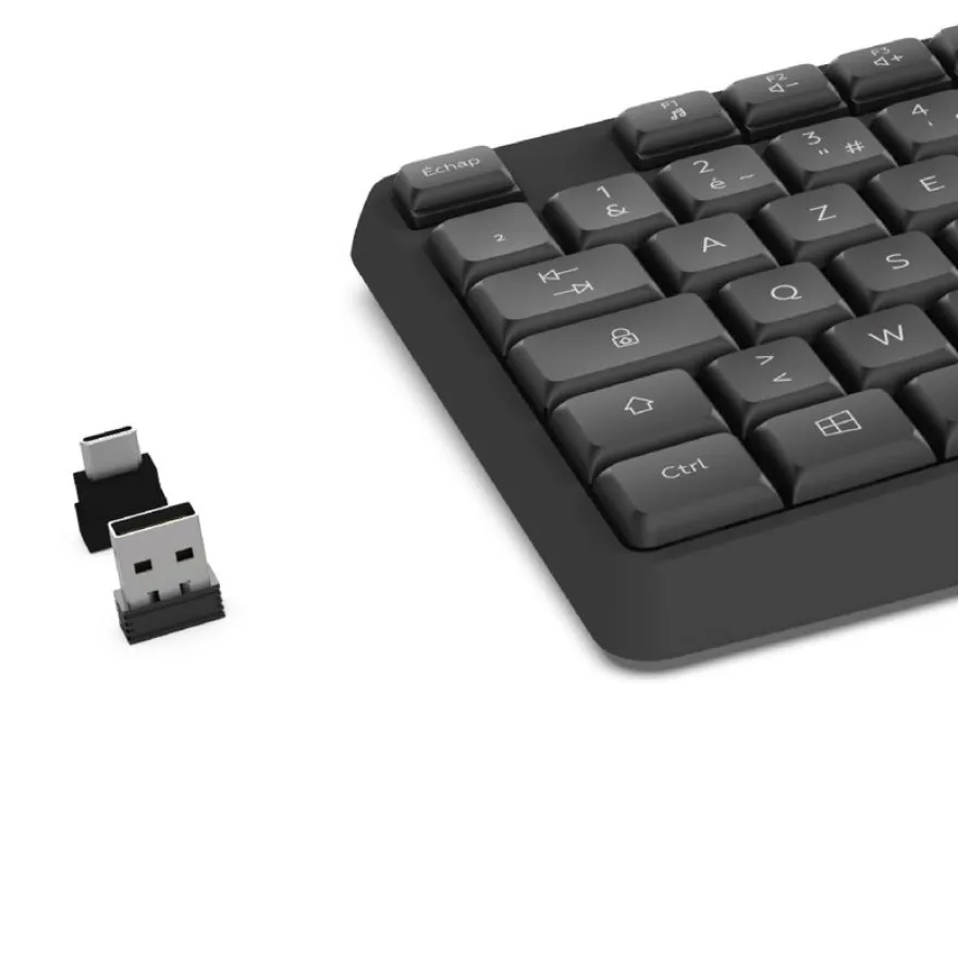 Mobility Lab - Clavier sans fil DELUXE - Azerty - noir