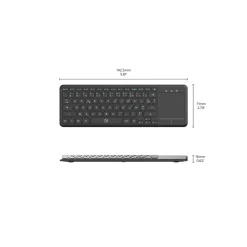 Mobility Lab - Clavier sans fil pour Smart TV - Azerty - noir