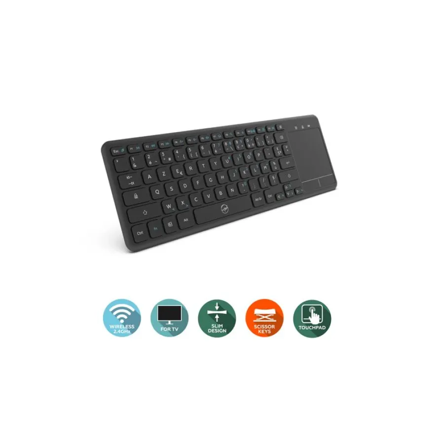 Mobility Lab - Clavier sans fil pour Smart TV - Azerty - noir