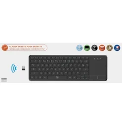 Mobility Lab - Clavier sans fil pour Smart TV - Azerty - noir