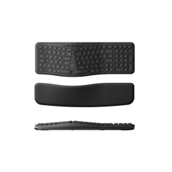 Mobility Lab - Clavier sans fil ERGONOMIQUE - Azerty - noir