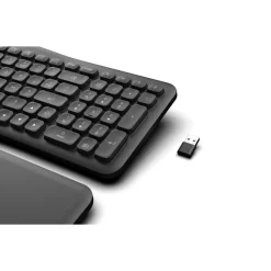 Mobility Lab - Clavier sans fil ERGONOMIQUE - Azerty - noir