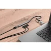 Mobility Lab - Hub 3 ports USB-C + 1 port USB A - gris sidéral