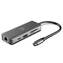 Mobility Lab - Hub Adapter USB-C 8-en-1 - 100W - gris sideral