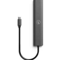 Mobility Lab - Hub USB-C 7-en-1 - 100W - gris sideral