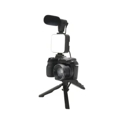 Mobility Lab - Kit Vlogger - Trépied + micro + lumière pour smartphone