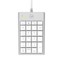 Mobility Lab - Pavé numérique filaire pour Mac - blanc argenté
