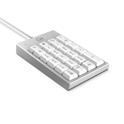 Mobility Lab - Pavé numérique filaire pour Mac - blanc argenté