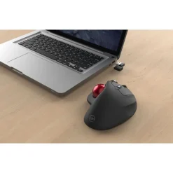 Mobility Lab - Souris sans fil ergonomique PREMIUM trackball - droitier - noir