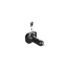 Mobility Lab - Transmetteur FM pour voiture - USB-C et USB - 20W - noir