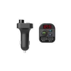 Mobility Lab - Transmetteur FM pour voiture - USB-C et USB - 20W - noir