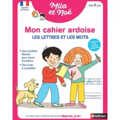 Mon cahier ardoise - Les lettres et les mots dès 5 ans