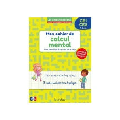 Mon cahier de calcul mental CE1-CE2