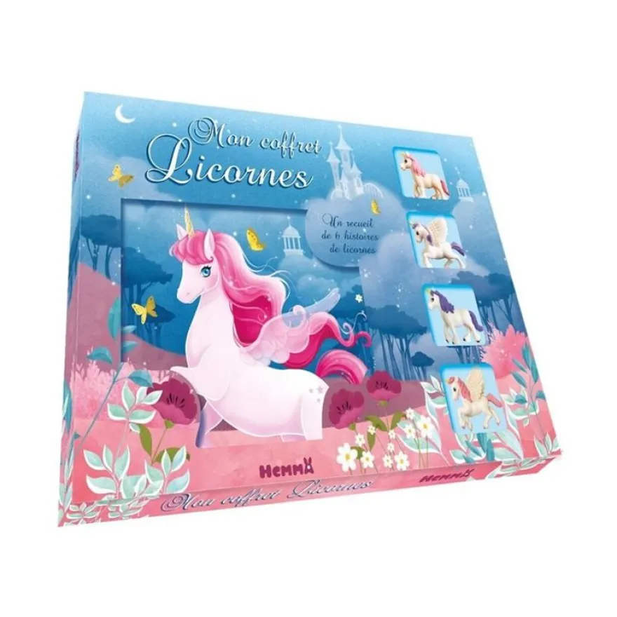 Mon coffret licornes - avec 4 figurines de licornes
