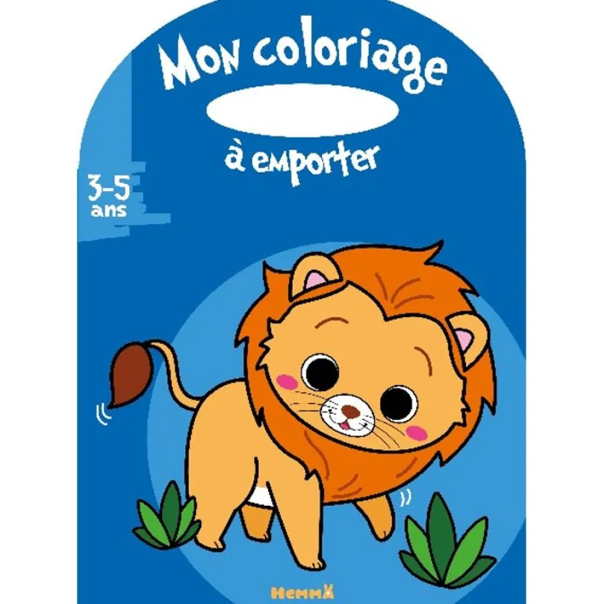 Mon coloriage à emporter (3-5 ans) : Lion
