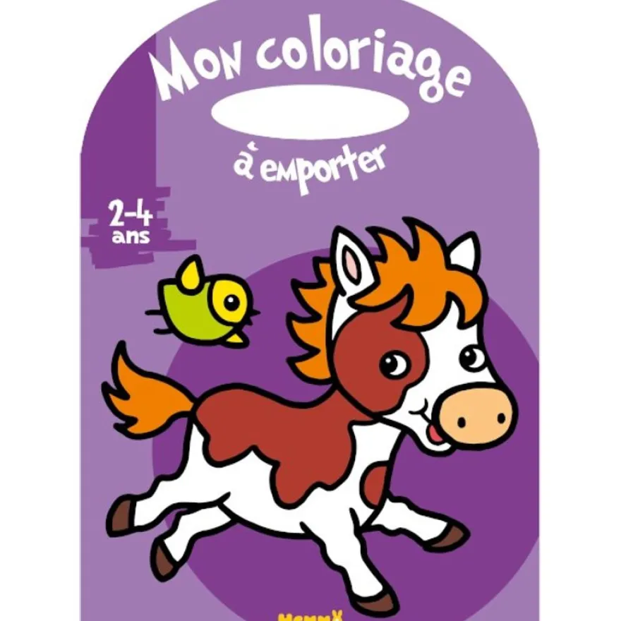 Mon coloriage à emporter (2-4 ans) - Poney