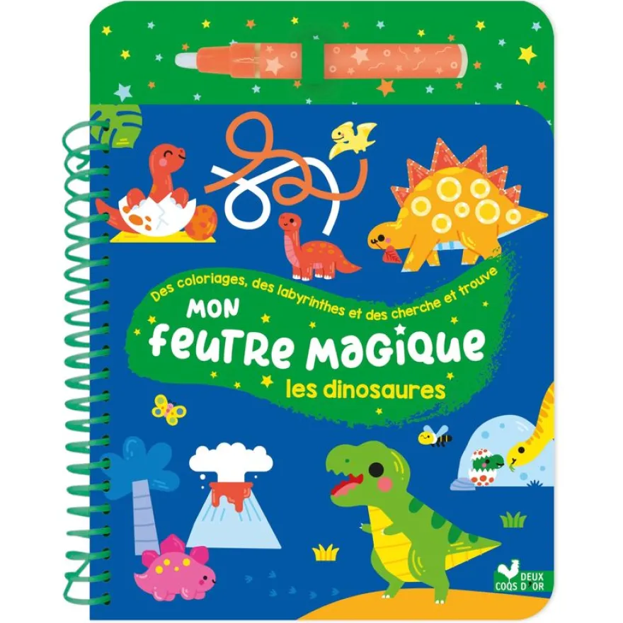 Mon feutre magique dinosaures - avec feutre à réservoir d'eau