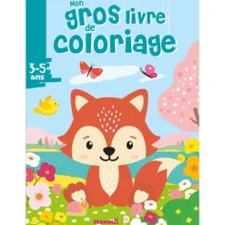 Mon gros livre de coloriage - Renard printemps