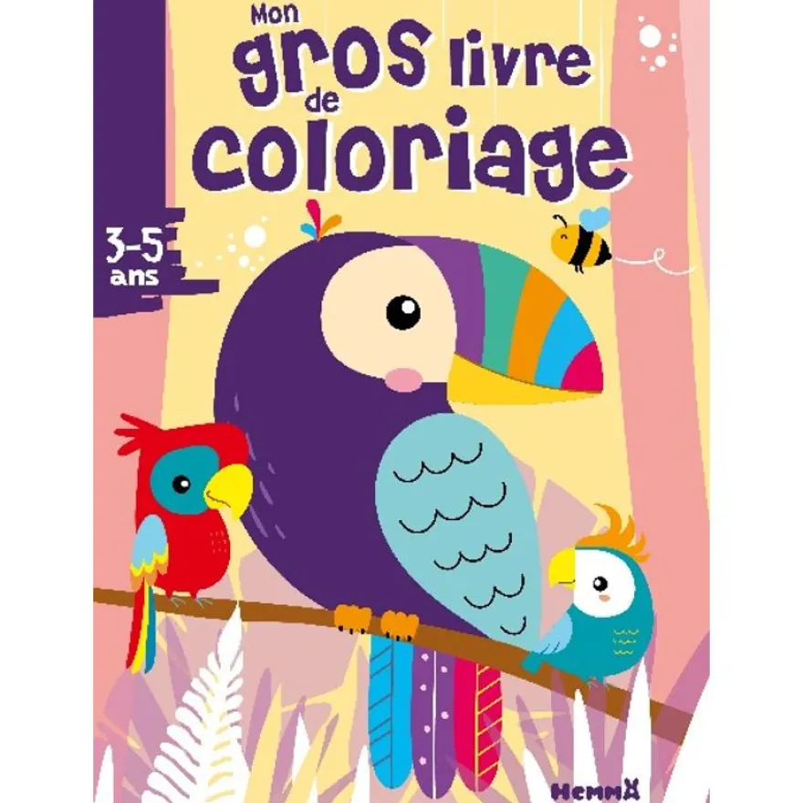 Mon gros livre de coloriage - Perroquets