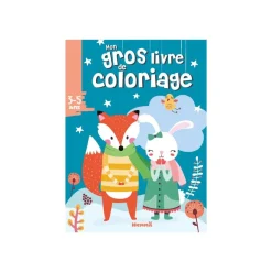 Mon gros livre de coloriage (renard, lapin blanc)
