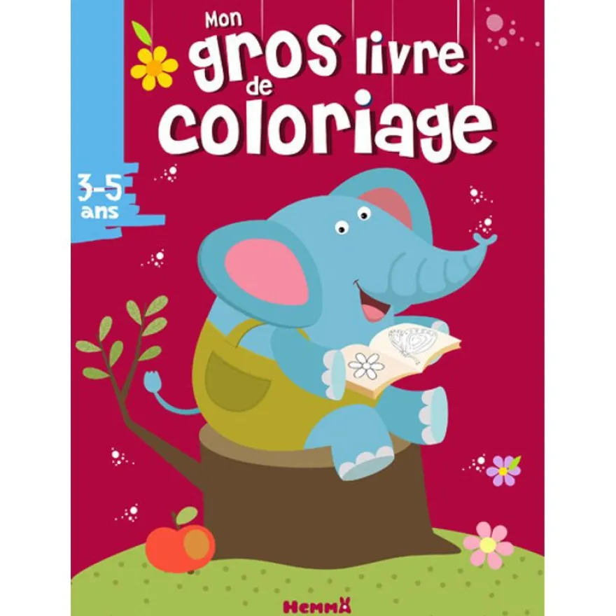 Mon gros livre de coloriage - Eléphant (3-5 ans)