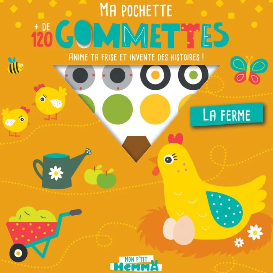 Mon p'tit hemma - Ma pochette + de 120 gommettes - La ferme