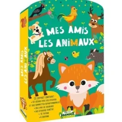 Mon P'tit Hemma - Mes Amis Les Animaux - 10 Décors avec des Stickers et des Gommettes