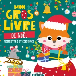 Mon P'tit Hemma - Mon gros livre de Noël - Gommettes à placer dans des décors, coloriages et stickers - Dès 3 ans